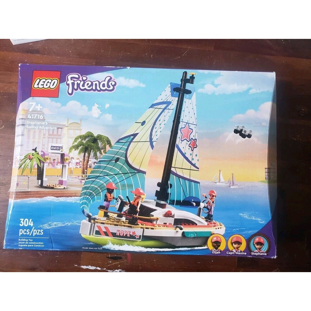 LEGO Friends Stephanie's Sailing Adventure Set 41716 NEW RETIRED DMG BOX FS!
